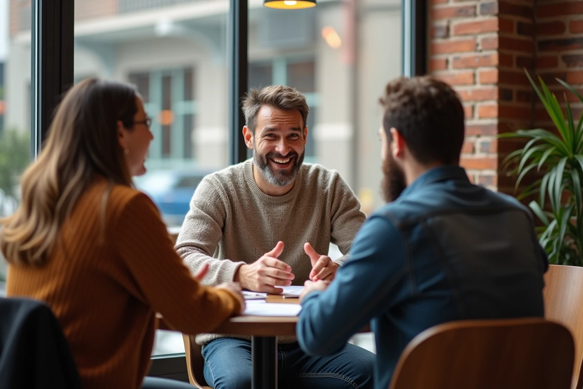 Homme décontracté lors d